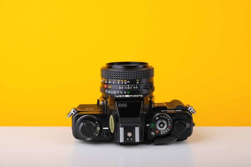 Minolta X-700 35mm SLR Film Camera with Minolta MD 50mm f1.7 Lens