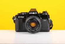Load image into Gallery viewer, Minolta X-700 35mm Film SLR Camera with Minolta MD Rokkor 45mm f/2 Lens
