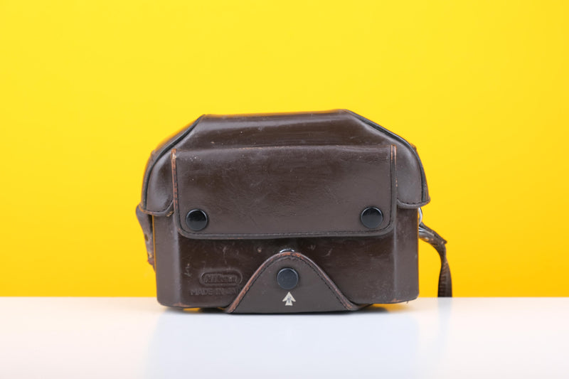 Brown Nikkormat Film Camera Case