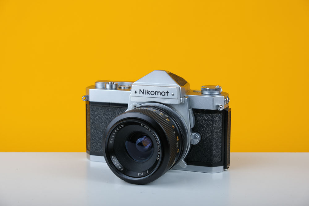 OUTLET: Nikomat FTn 35mm SLR Camera with Photax-Paragon 35mm f/2.8 Lens