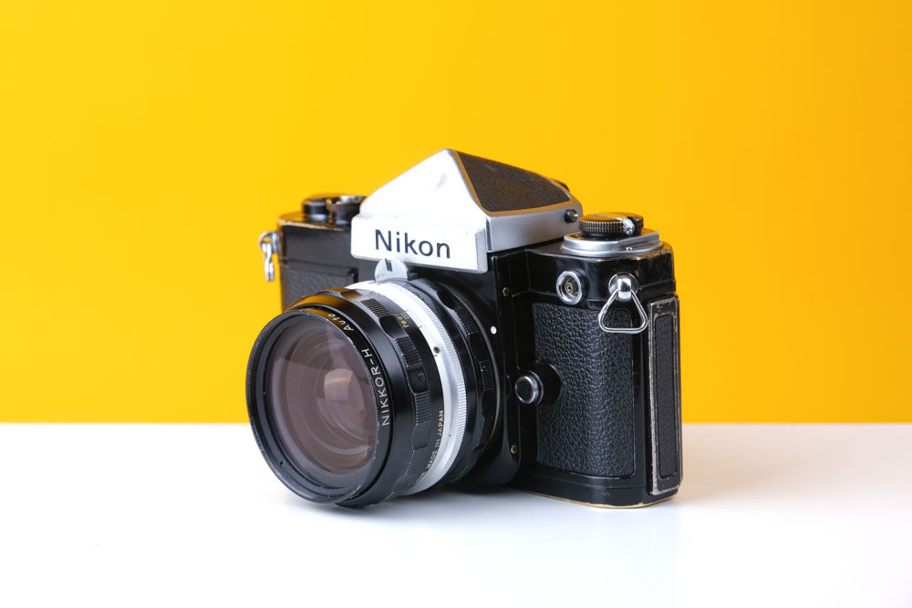 Nikon F2 35mm SLR Film Camera with Nikkor-H f3.5 28mm Lens
