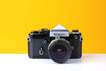 Load image into Gallery viewer, Nikon F2 35mm SLR Film Camera with Nikkor-H f3.5 28mm Lens
