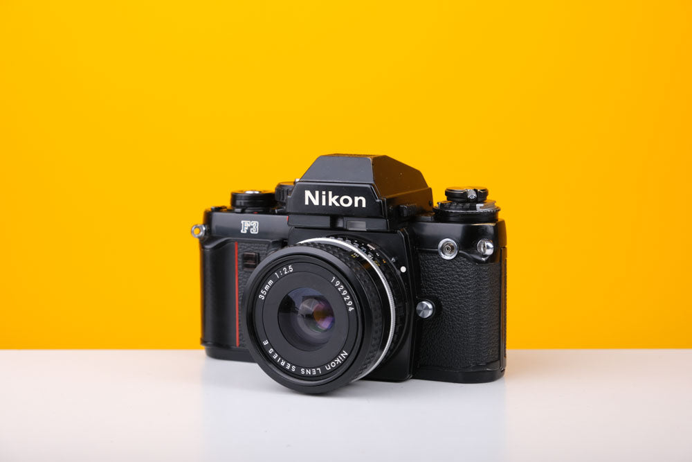 Nikon F3 35mm Film Camera with Nikon 35mm f/2.5 Lens