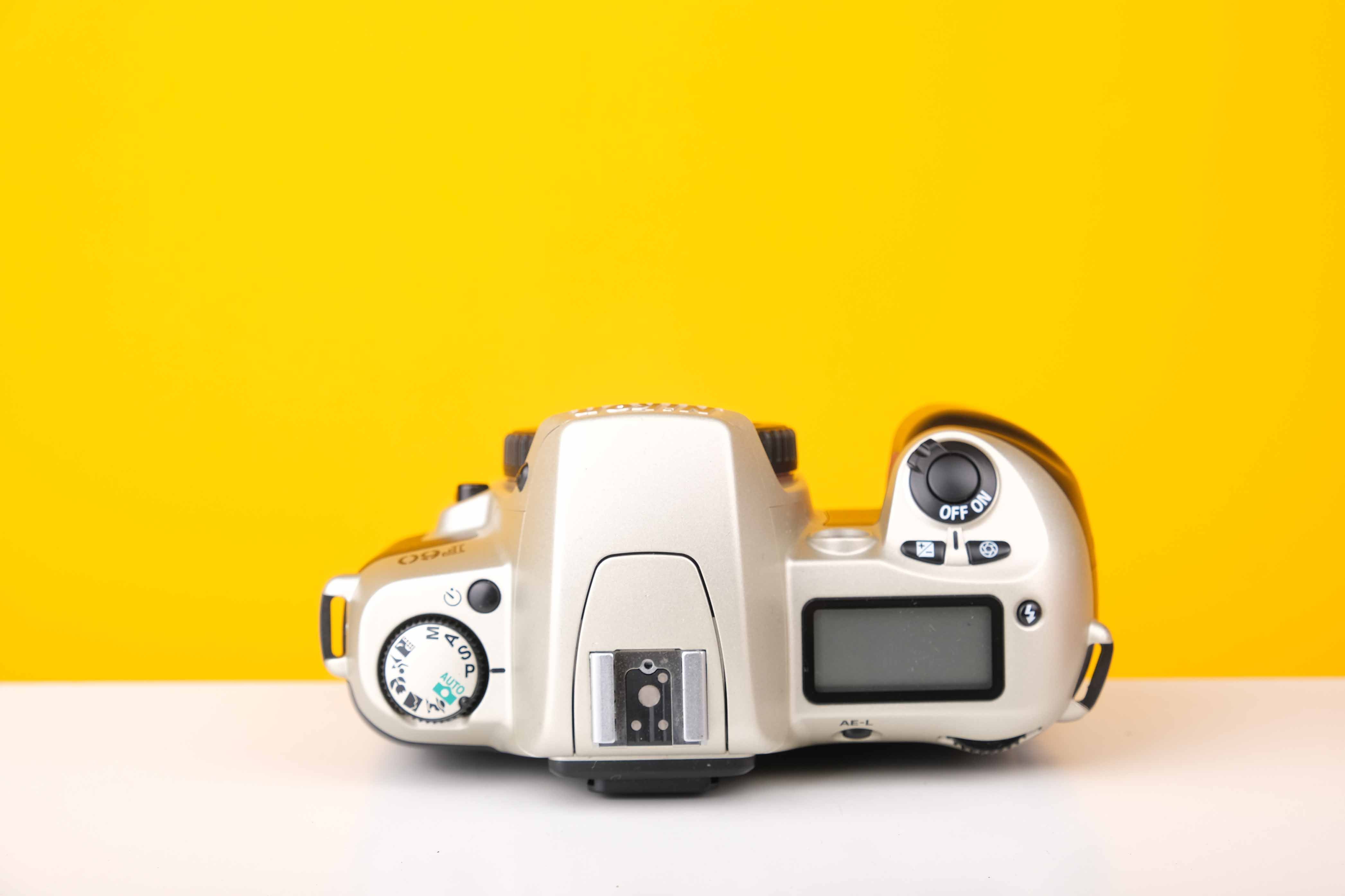 Nikon F60 35mm SLR Film Camera Body Silver – Vintage Camera Hut