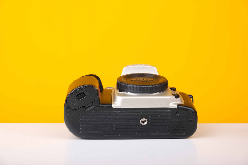 Nikon F60 35mm SLR Film Camera Body Silver