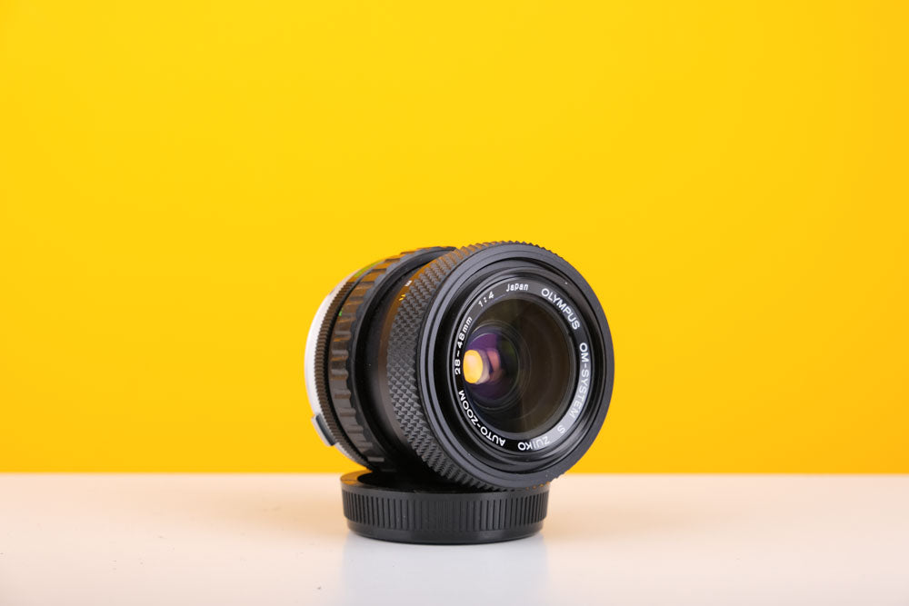 Olympus Auto-Zoom 28-48mm f/4 OM Mount Lens