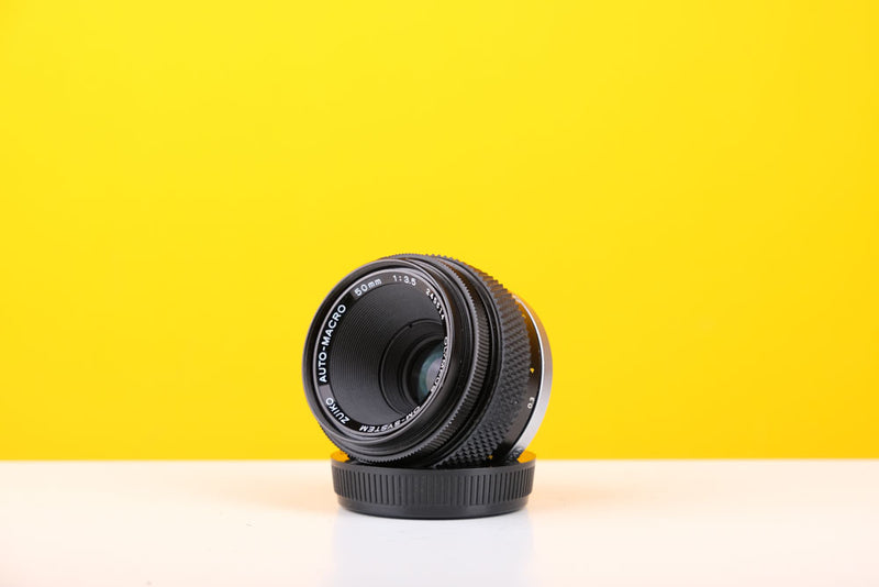 Olympus Auto-Macro 50mm f/3.5 OM Mount Lens