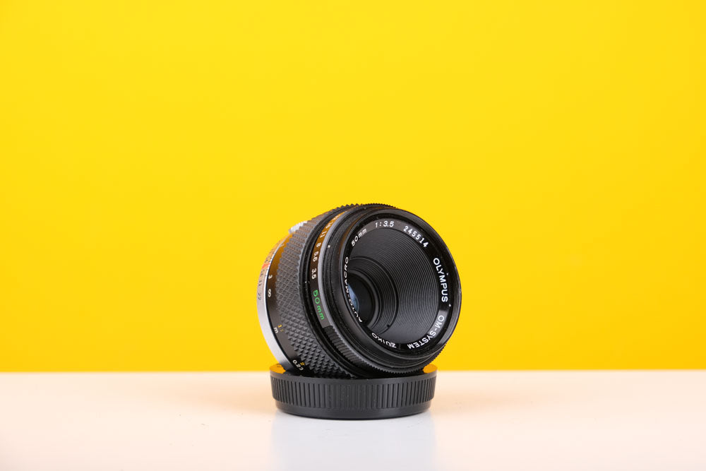 Olympus Auto-Macro 50mm f/3.5 OM Mount Lens