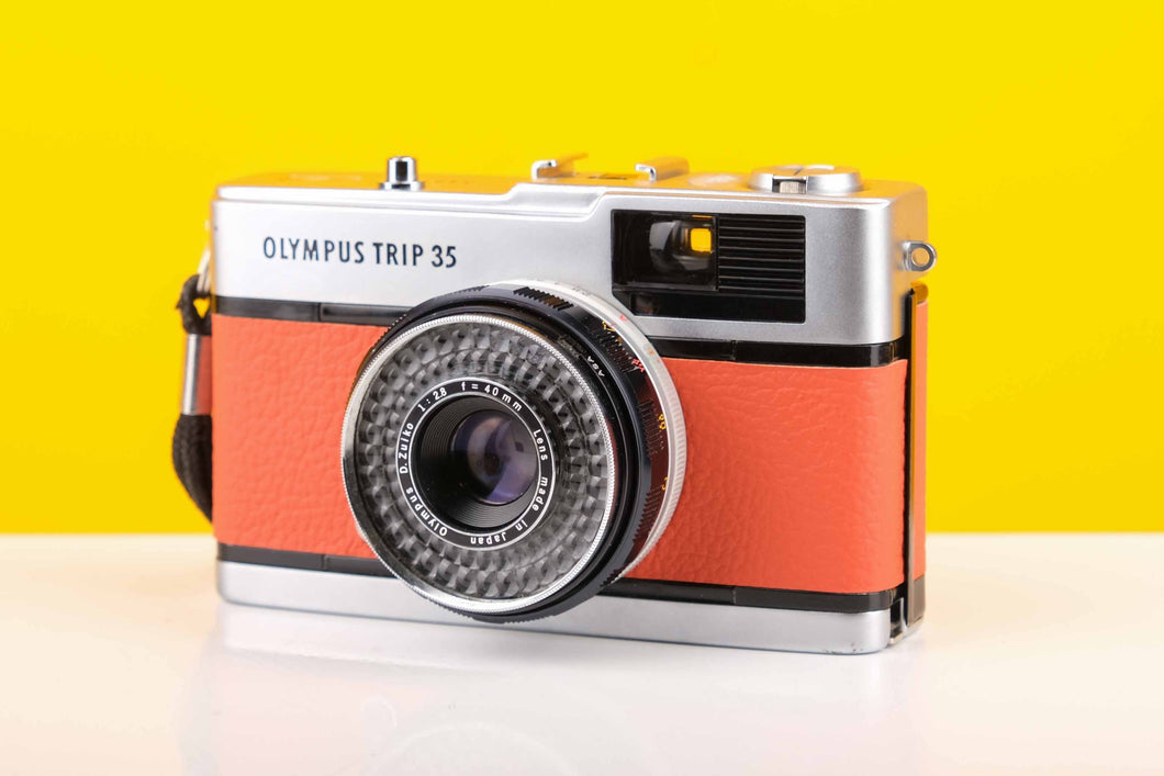 Olympus Trip 35 Orange 35mm Film Camera Shop UK | Zuiko f2.8