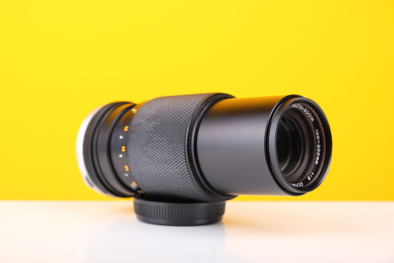 Olympus 100-200mm f/5 Auto-Zoom OM Mount Lens