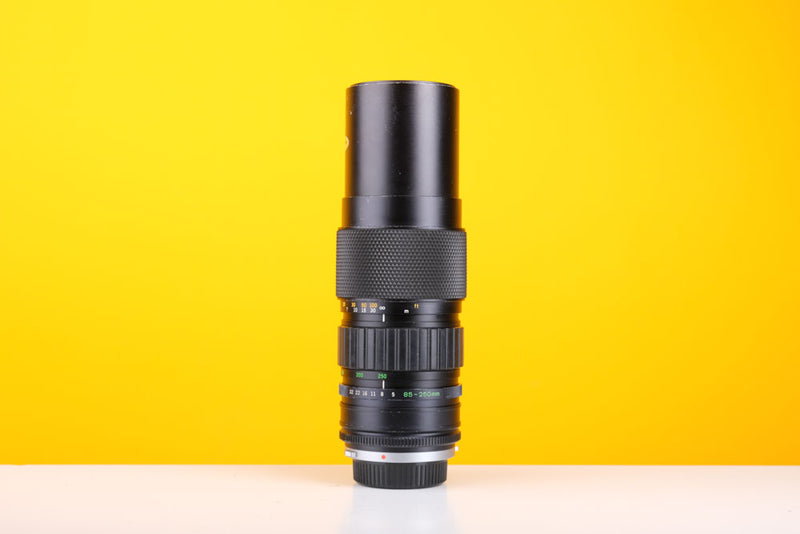 Olympus 85-250mm f/5 Auto-Zoom OM Mount Lens