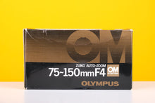 Load image into Gallery viewer, Olympus 75mm - 150mm Auto-Zoom OM Mount Lens Boxed
