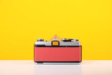 Load image into Gallery viewer, Olympus OM-1 35mm Film Camera with Olympus 50mm f/1.4 Prime Lens in Red
