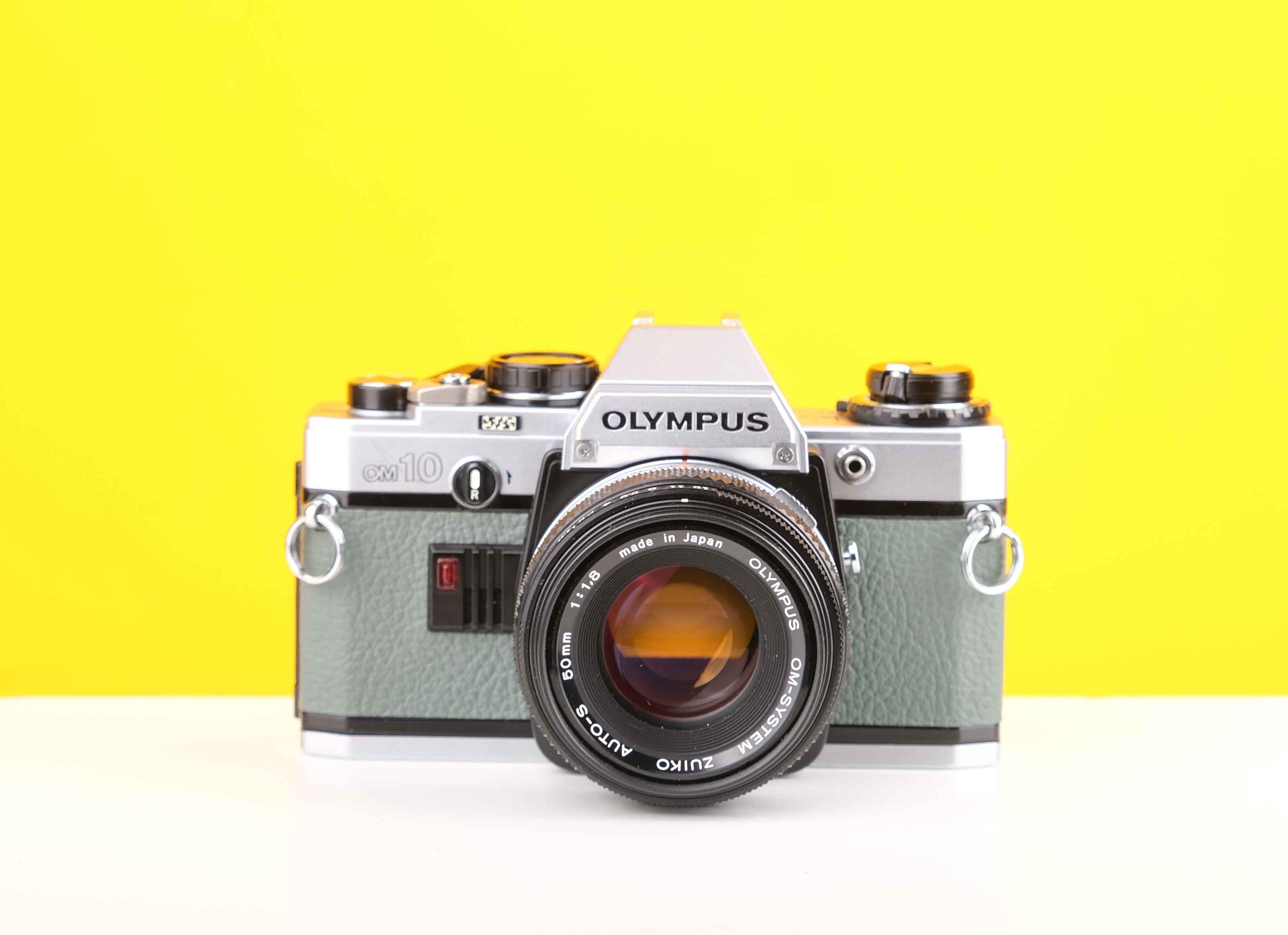 Olympus OM10 35mm Film Camera with Olympus Zuiko Auto-S 50mm f1.8