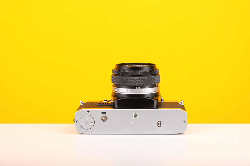 Olympus OM10 SLR 35mm Film Camera with Olympus Auto-S 50mm f/1.8 MC Lens