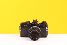 Load image into Gallery viewer, Olympus OM-3 35mm SLR Film Camera with Olympus OM-System Zuiko Auto-S 50mm f1.8 Lens
