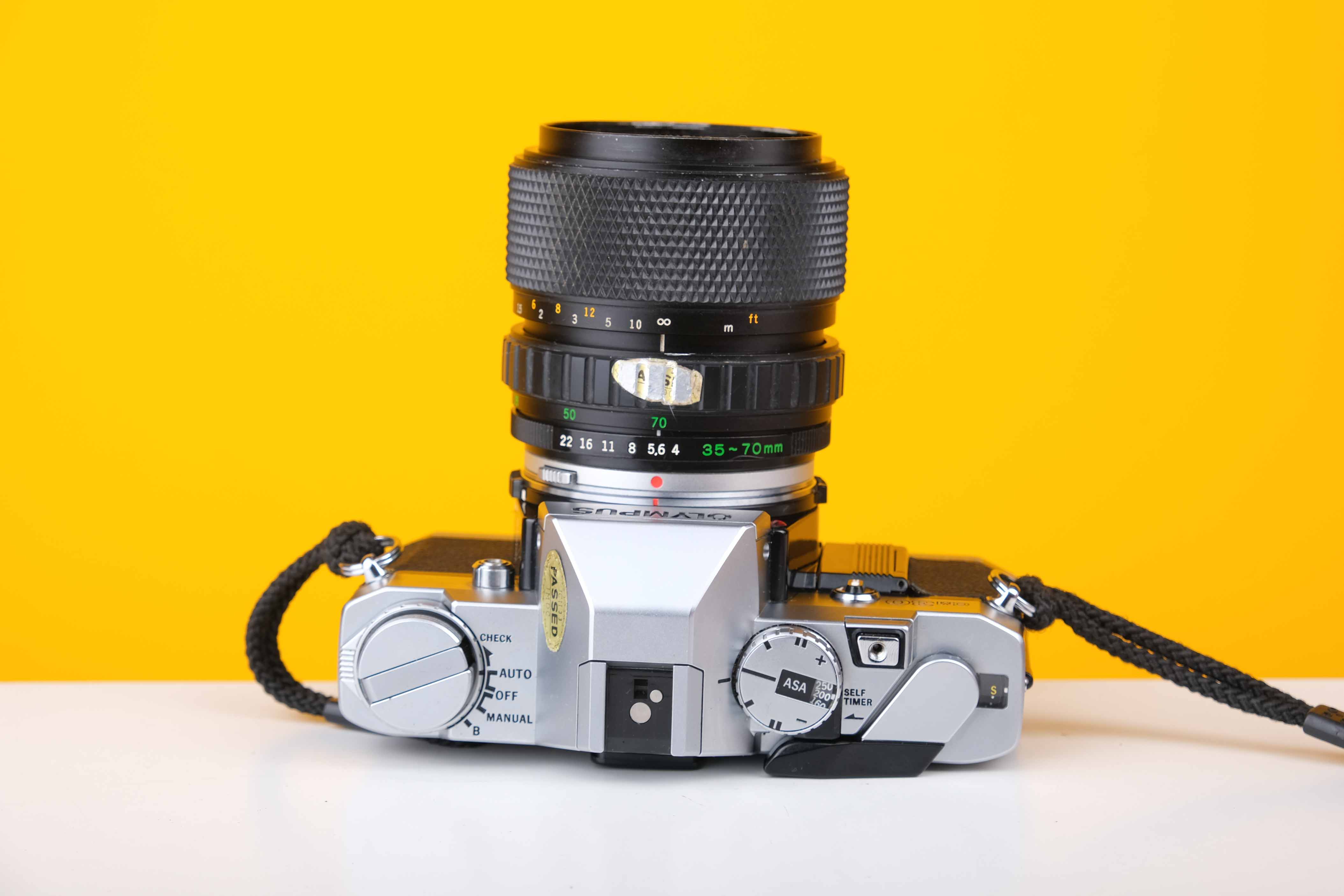 Olympus OM30 Vintage Slr 35mm Film Camera with Zuiko 35 - 70mm f4