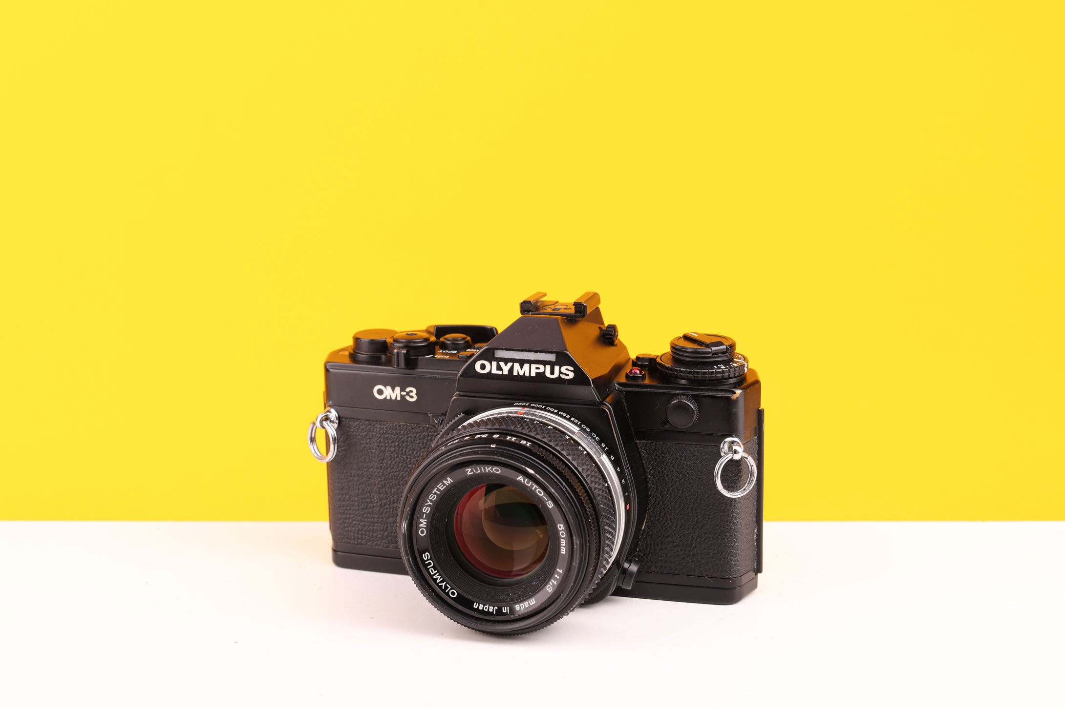 Olympus OM-3 35mm SLR Film Camera with Olympus OM-System Zuiko Auto-S 50mm f1.8 Lens