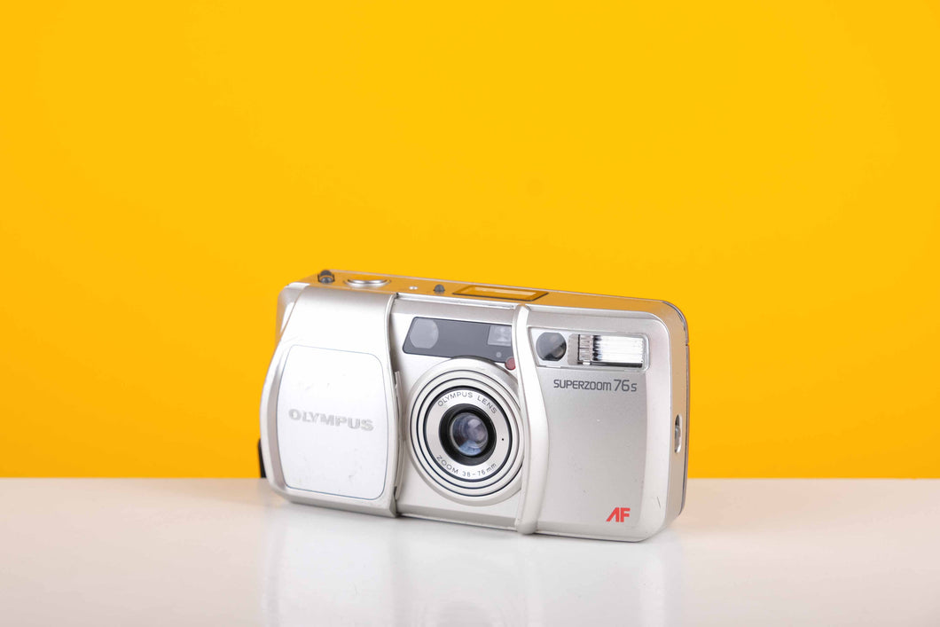 Olympus Superzoom 76s 35mm Point and Shoot Film Camera