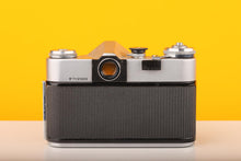 Load image into Gallery viewer, Zenit B 35mm SLR Film Camera with Hoya 135mm f/2.8
