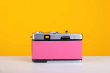 Load image into Gallery viewer, Olympus Trip 35 Vintage 35mm Film Camera with Zuiko 40mm f2.8 Lens with Customised Pink Skin
