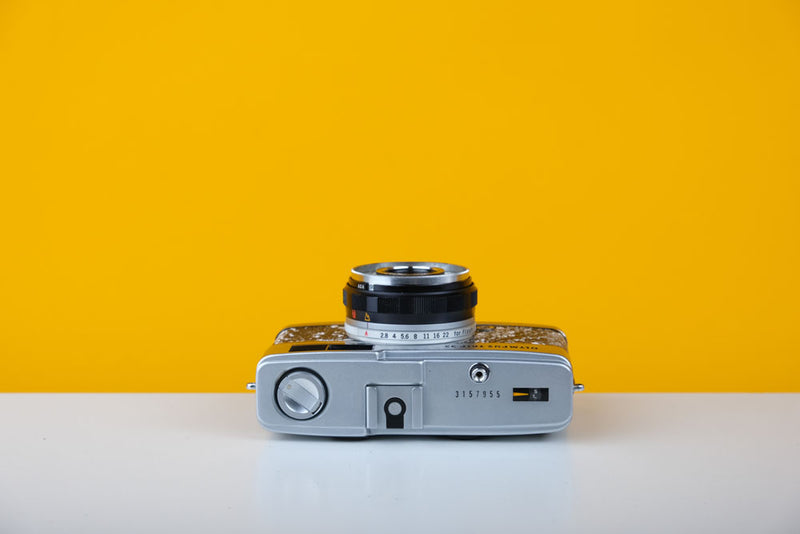 Olympus Trip 35 35mm Film Camera with New Faux Snake Design Leather Skin