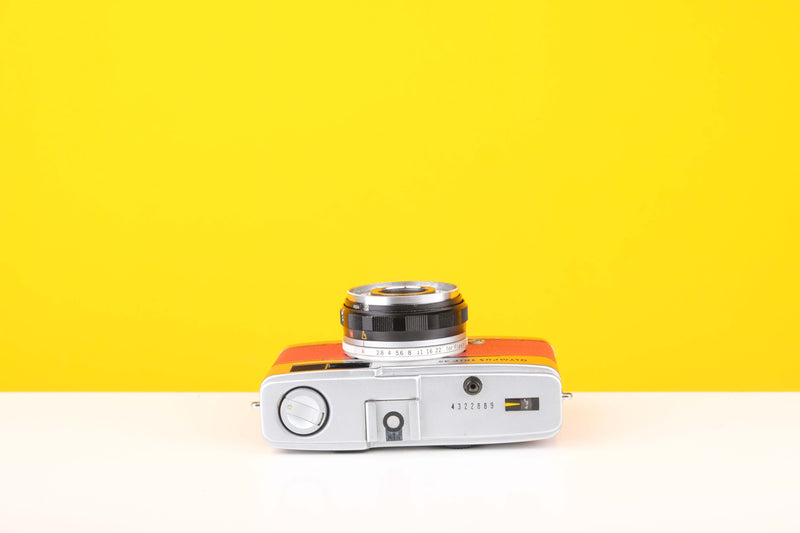 Olympus Trip 35 Vintage Film Camera with Zuiko 40mm f2.8 Lens with Customised Red Skin