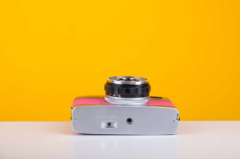 Olympus Trip 35 Vintage 35mm Film Camera with Zuiko 40mm f2.8 Lens with Customised Pink Skin