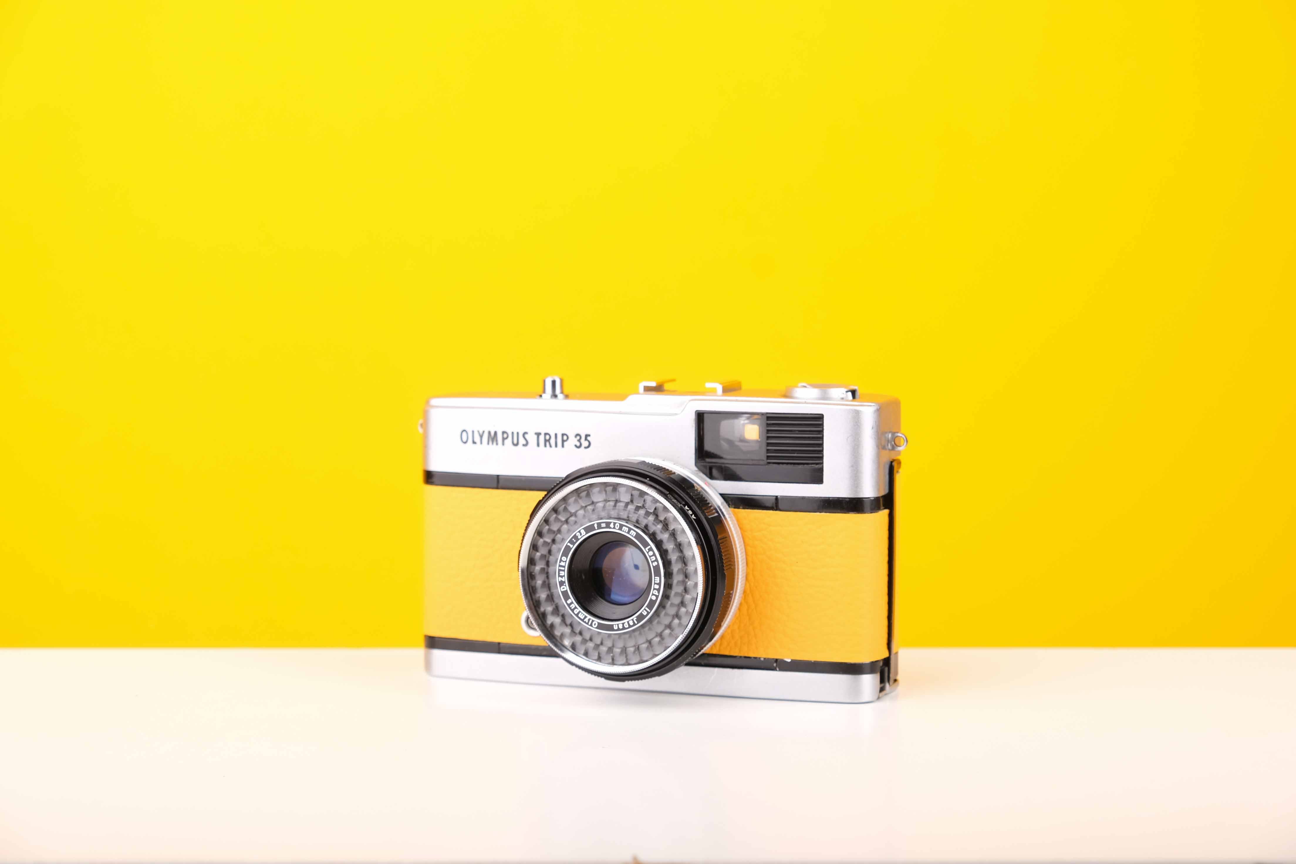 Olympus Trip 35 Film Camera Pre-cut Leather Skin – Vintage Camera Hut