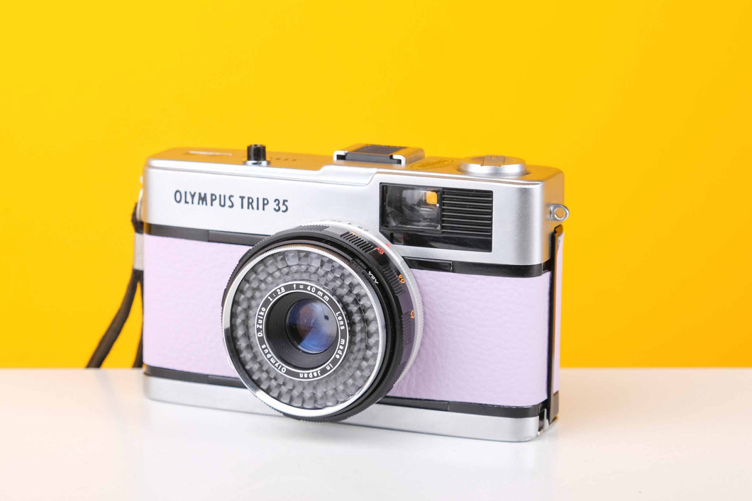 Olympus Trip 35 Lilac 35mm Film Camera Shop UK | Zuiko f2.8