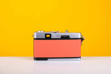 Load image into Gallery viewer, Olympus Trip 35 Vintage 35mm Film Camera with Zuiko 40mm f2.8 Lens and New Orange Leather Skin

