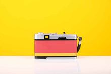 Load image into Gallery viewer, Olympus Trip 35 Vintage 35mm Film Camera in Red and Yellow Leather Skin
