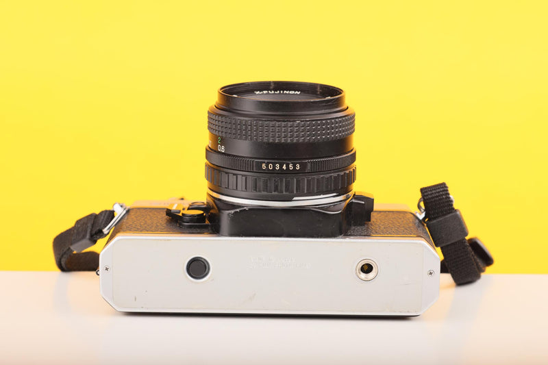 Fujica STX-1 35mm SLR Film Camera with 50mm X-Fujinon f1.9 Lens