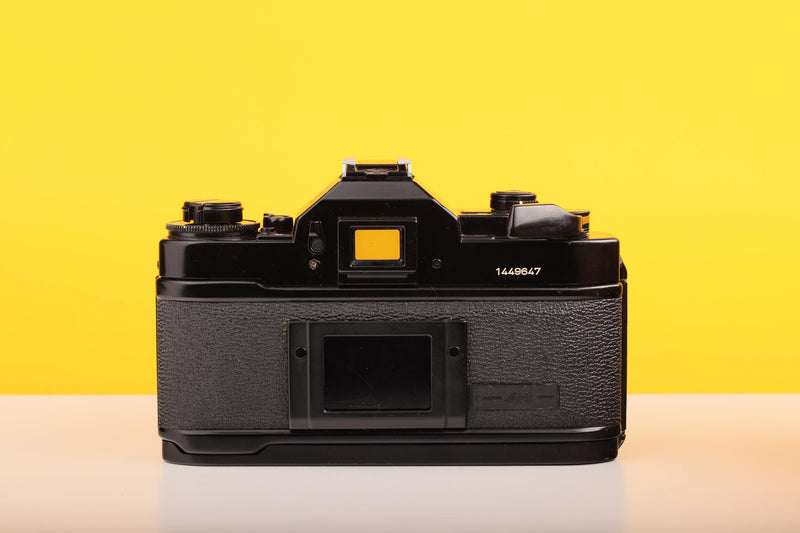 Canon A-1 35mm SLR Film Camera with Canon FD 50mm f1.8 Lens