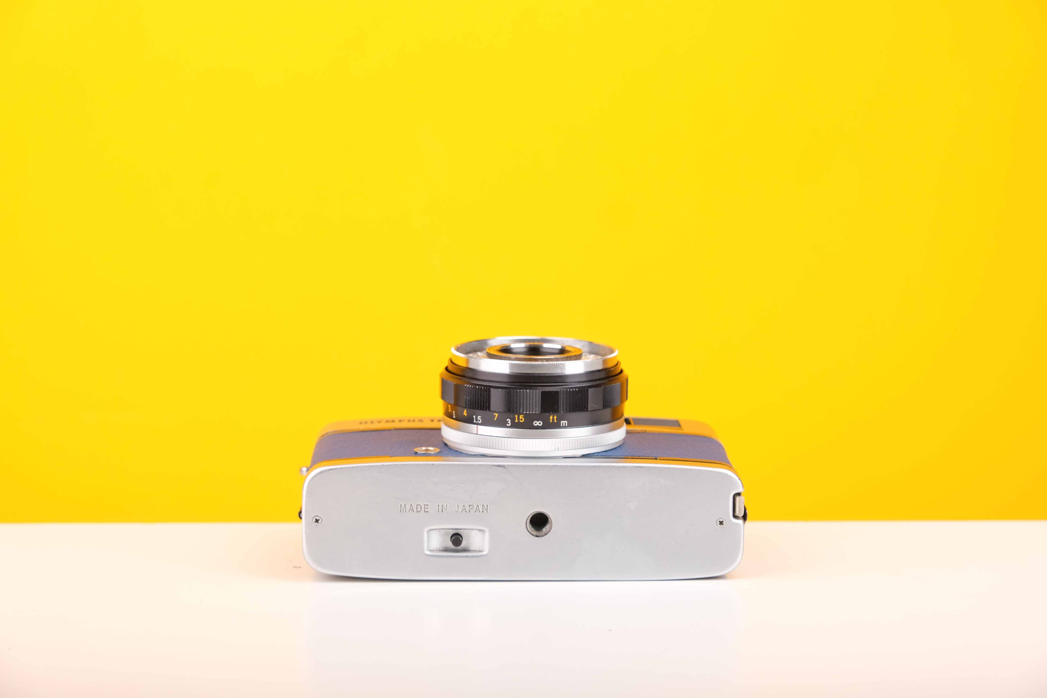 Olympus Trip 35 Blue 35mm Film Camera Shop UK | Zuiko f2.8