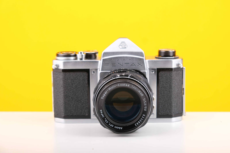 Asahi Pentax H2 35mm SLR Camera with Takumar 50mm f/1.4 Super-Multi-Coated Lens