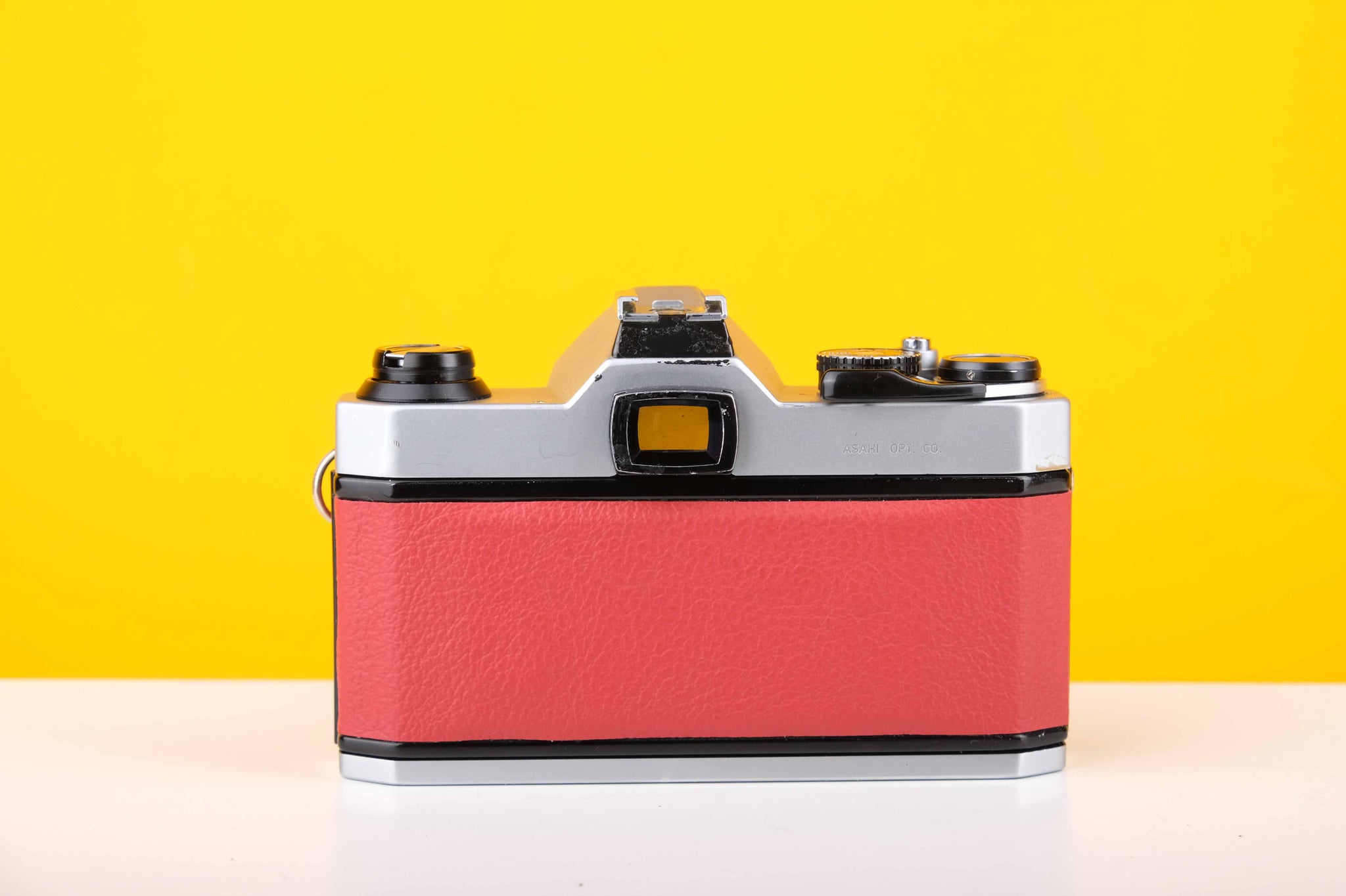 Pentax K1000 35mm Film Camera with SMC Pentax M 50mm f/2 Prime Lens in Red