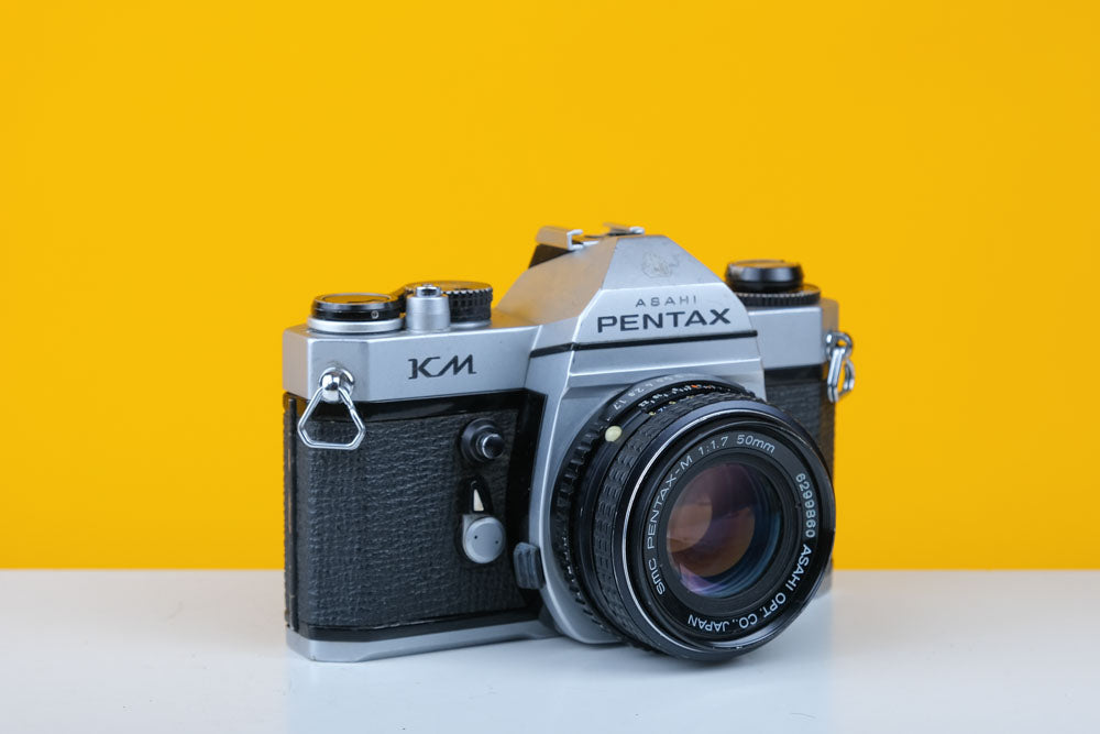 Asahi Pentax KM 35mm Film Camera with Pentax 50mm f1.7 Lens