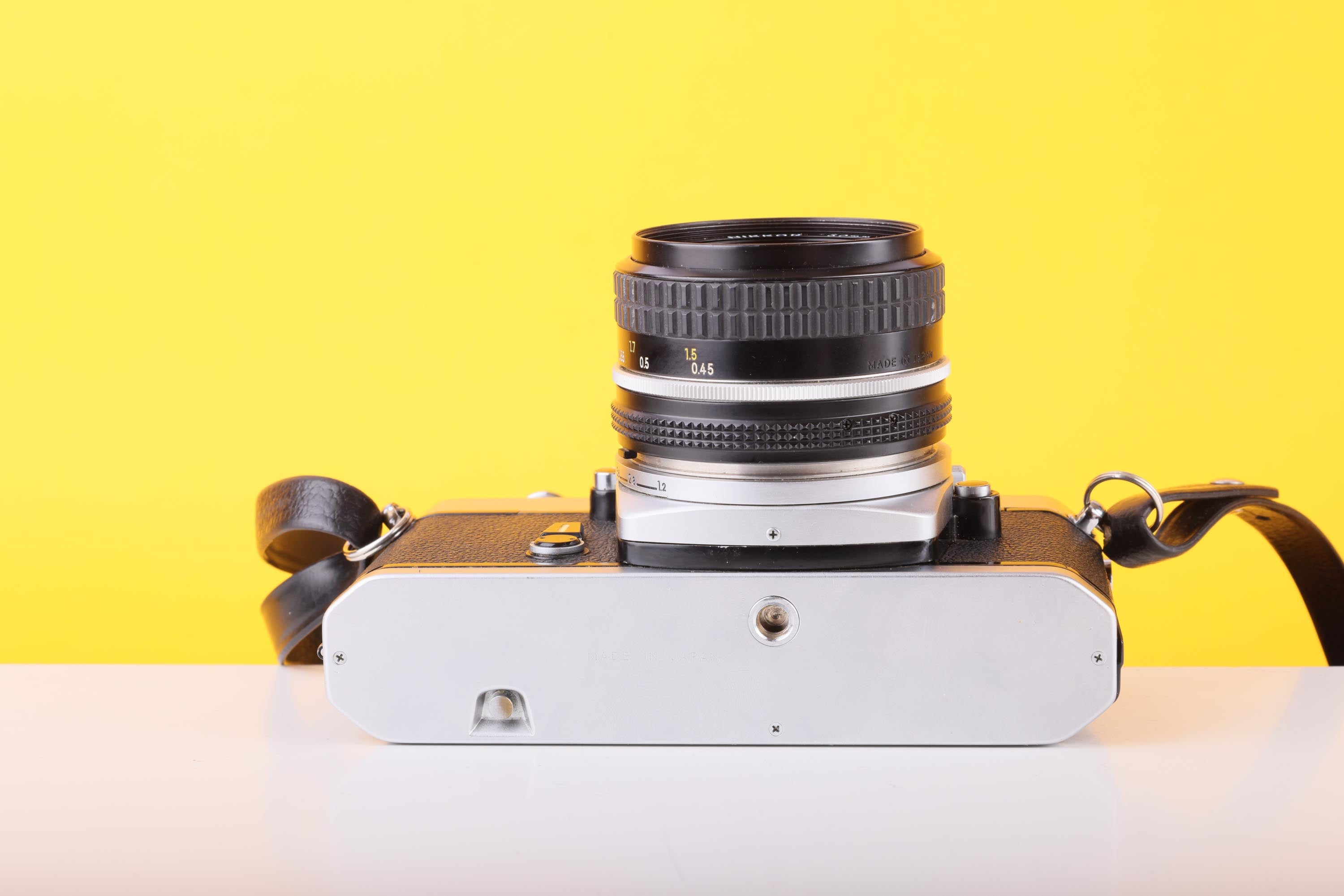 Nikkormat EL 35mm SLR Film Camera with Nikon Nikkor 50mm f/1.8