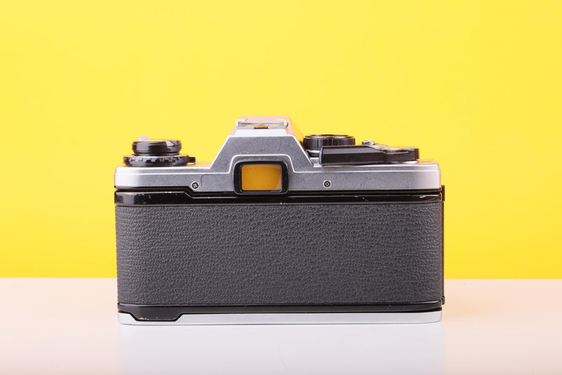Olympus OM10 35mm SLR Film Camera with Miranda 24mm f/2.8 Wide Angle Lens