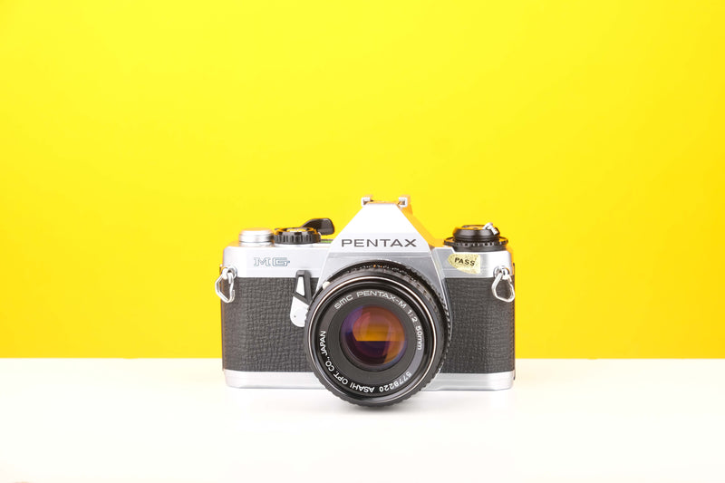 Pentax MG 35mm Film Camera with SMC Pentax-M 50mm f2 Lens
