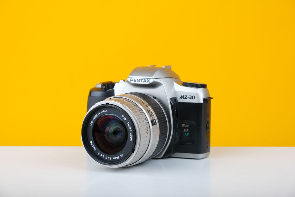 Pentax MZ-30 SLR Film Camera with Sigma 28-80mm f3.5 - 5.6 Zoom Lens