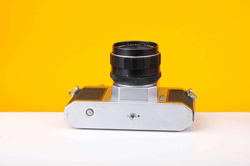 Pentax SV 35mm Film Camera with Pentax Super-Takumar f/1.8 55mm Lens