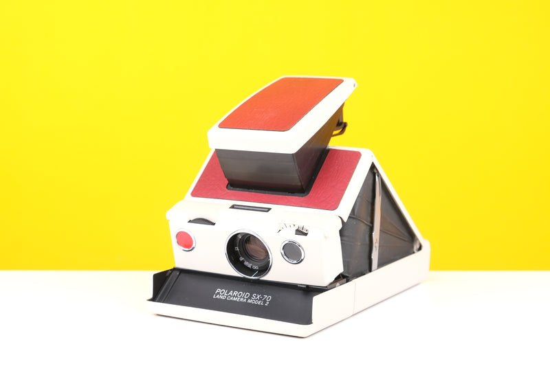 Polaroid SX-70 Land Camera Model 2 Instant Film Camera in Red Boxed
