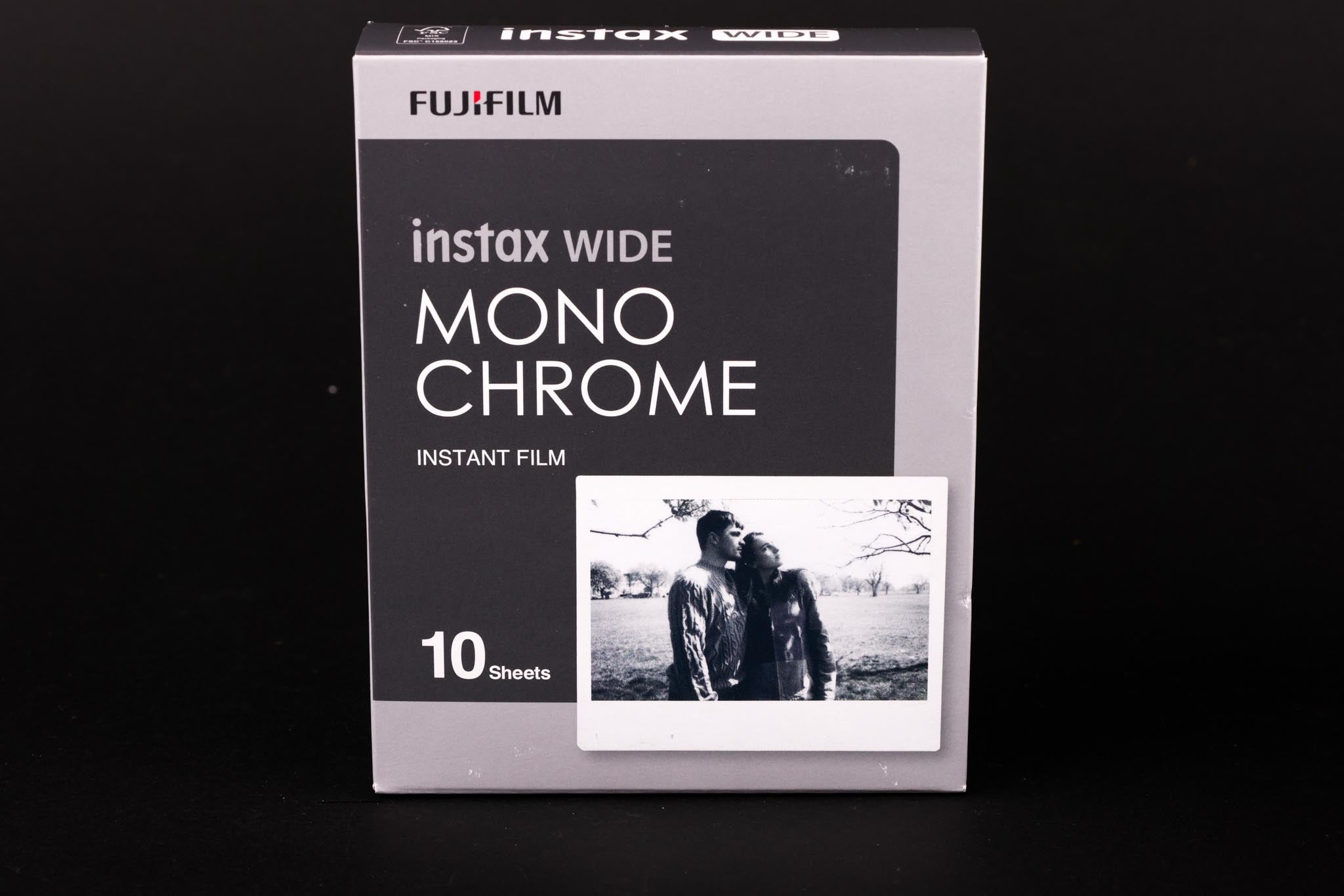 Fujifilm Instax Wide Monochrome Instant Film 10 Shots