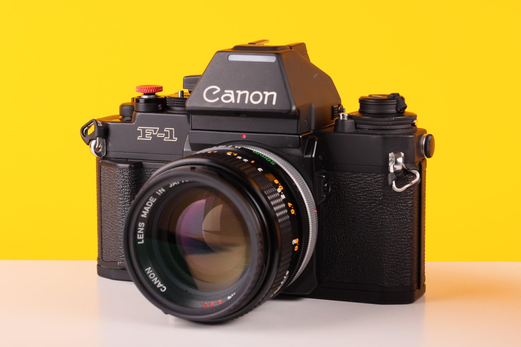 Canon F-1 35mm SLR Film Camera with Canon FD 50mm f1.4 Lens