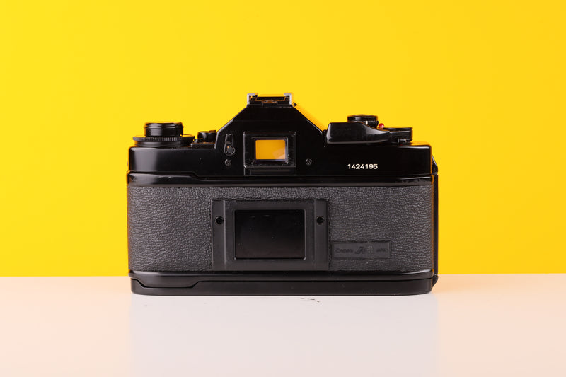 Canon A-1 35mm SLR Film Camera with Canon 28mm f2.8 Lens