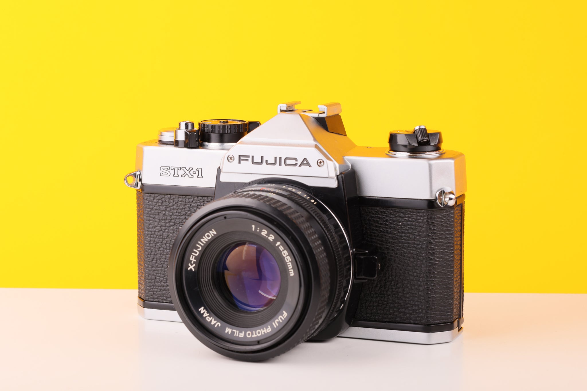 Fujica STX-1 35mm SLR Film Camera with X-Fujinon 55mm F 2.2 Lens