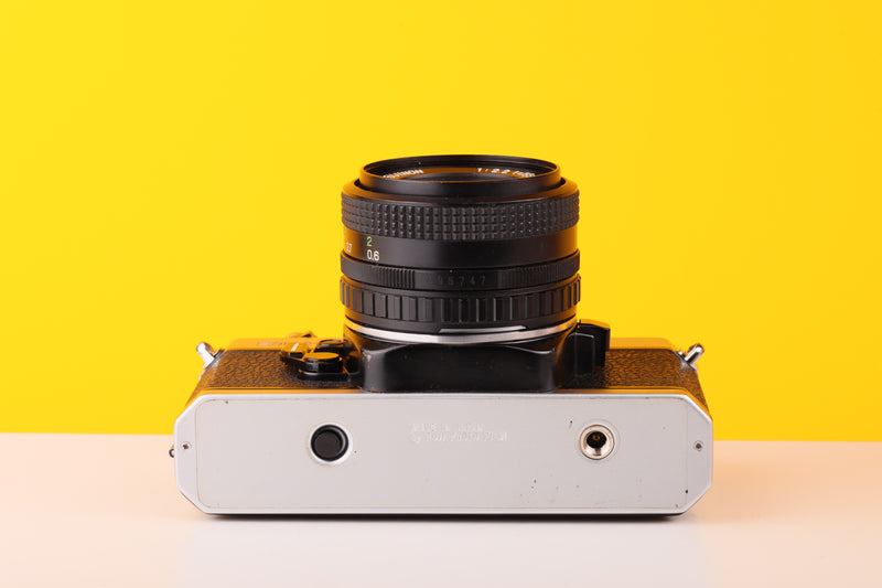 Fujica STX-1 35mm SLR Film Camera with X-Fujinon 55mm F 2.2 Lens