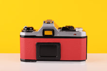 Load image into Gallery viewer, Pentax ME Super Vintage 35mm Film Camera with SMC Pentax-M 50mm f/1.7 Lens in Red
